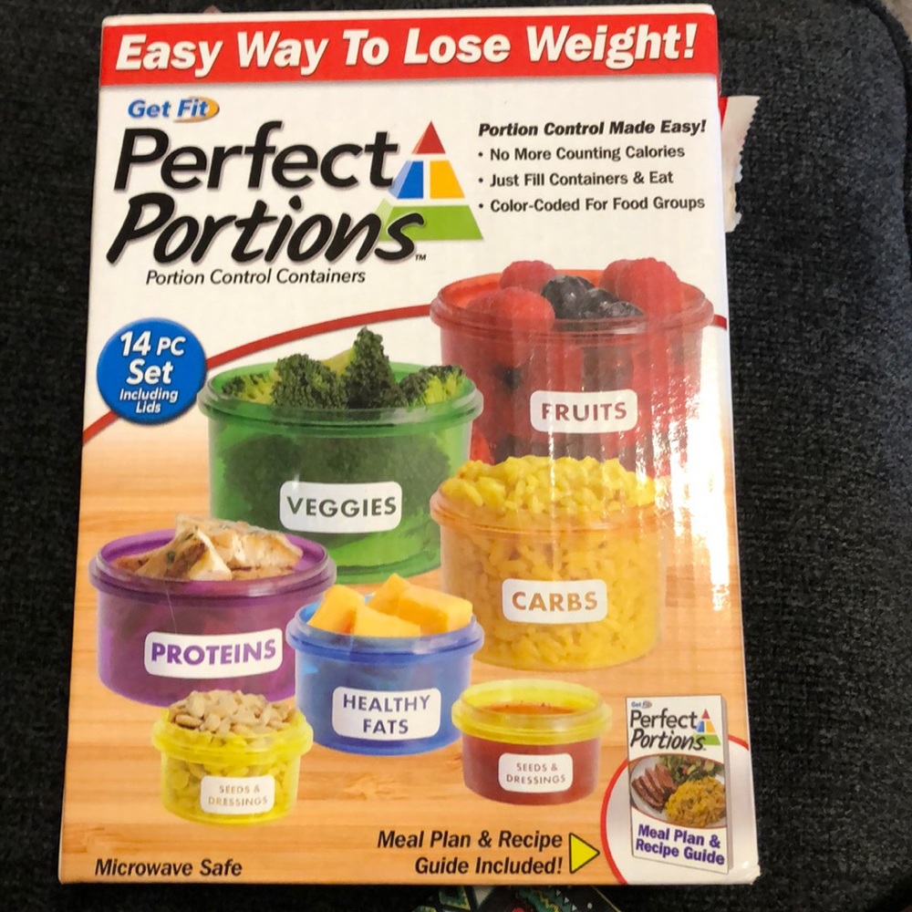 Portions control containers